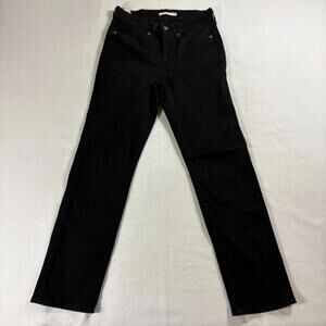 Levis 710 Womens 27x30 Classic Straight Black Waterless Jeans Egypt